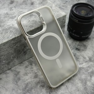 Maska CAMERA DROP MagSafe za iPhone 15 Pro Max/ srebrna