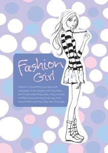 Notebook - Fashion Girl - krugovi (M)