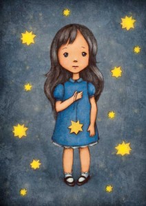 Notebook - Devojčica i zvezde (M)
