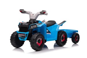 ATV na baterije sa prikolicom plavi (TS-039AT PL)