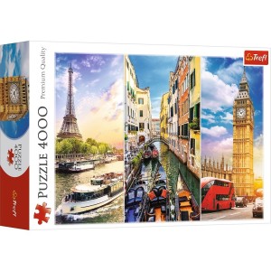 Trefl Puzzle Slagalica Trip around Europe 4000 kom (45009)
