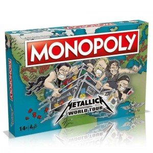 WINNING MOVES Monopoly - Metallica World Tour Društvena igra