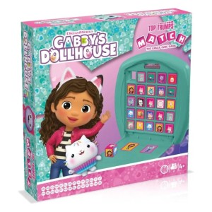 WINNING MOVES Top Tramps Match - Gabby’s Dollhouse - Crazy Cube Game Društvena igra