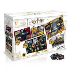 WINNING MOVES Harry Potter - 5 in 1 Puzzles - Gift Box Slagalica