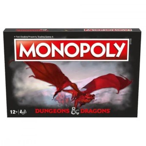 WINNING MOVES Monopoly - Dungeons & Dragons Društvena igra