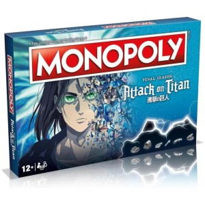 WINNING MOVES Monopoly - Attack on Titan - The Final Season Društvena igra