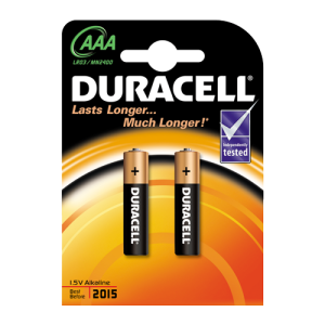 DURACELL Alkalne baterije Basic LR03/MN2400 2/1