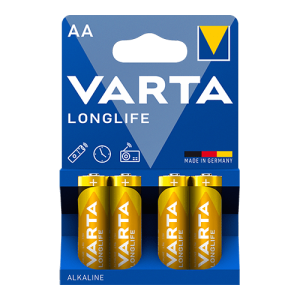 VARTA Alkalne baterije Longlife 4 x AA