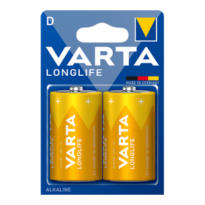 VARTA Alkalne baterije Longlife D 2/1