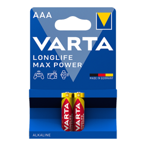 VARTA Alkalne baterije Longlife Max Power 2 x AAA