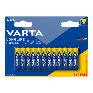 VARTA Alkalne baterije LR03 8+4 AAA
