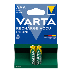 VARTA Punjive baterije 2 x AAA 550mAh