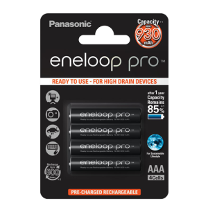 PANASONIC Punjive baterije Eneloop Pro BK-4HCCE 4/1