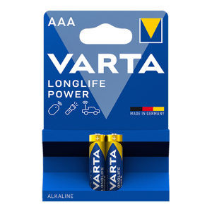 VARTA Alkalne baterije Longlife Power 2 x AAA 2/1