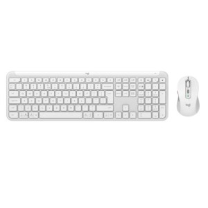 LOGITECH Signature Slim Combo MK950 US Off-White Bežična tastatura i miš