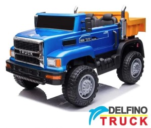 Kamion kiper na akumulator za decu Delfino Truck 4x4 Plavi (DEL-6199-B)
