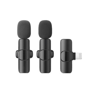 Mikrofon Bluetooth K9 2u1 Type-C Lightning/ crna