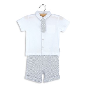 CHICCO Komplet 2 pcs shirt+short trousers bb