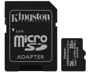 KINGSTON UHS-I MicroSDHC 32GB 80R class 10 SDCS/32GB + adapter