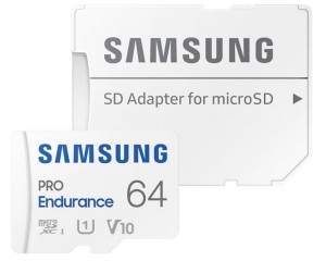 SD kartica SAMSUNG PRO Endurance MicroSDXC 64GB U3 + SD Adapter MB-MJ64KA