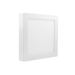LED panel lampa 6W toplo beli nadgradna kvadratna Prosto