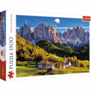 TREFL Puzzle Val Di Funes Dolina/ Dolomiti/ Italija - 1.500 delova