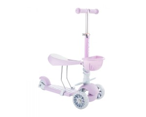 KikkaBoo Trotinet Makani BONBON 3in1 do 50 kg Candy Lilac (KKB90096)