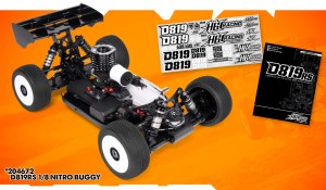 HB RACING D819RS 1/8 Competition Nitro Buggy (Without Bodyshell)