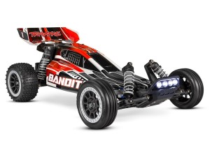 TRAXXAS Bandit XL-5 2WD Buggy - Red/Black with LED