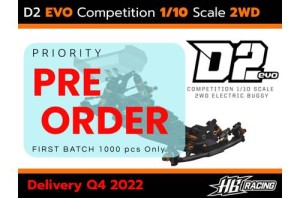 HB RACING D2 Evo 1/10 Competition Electric Buggy 2wd