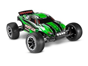 Traxxas Rustler XL-5 RTR Stadium Truck - Green with LED