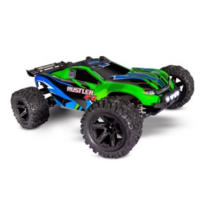 Traxxas Rustler 4x4 XL-5 Power Bundle - Green with LED