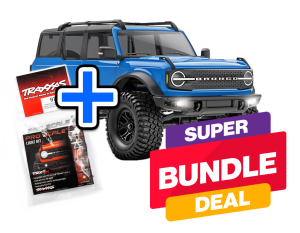 Super Bundle Deal TRAXXAS TRX-4M FORD BRONCO 4X4 BLUE