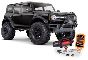 Traxxas TRX-4 2021 Ford Bronco 1/10 Crawler - Black +TRX8855 Winch