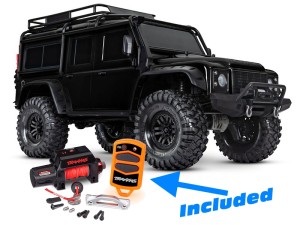 Traxxas TRX-4 Land Rover Defender 110 with Winch - Black