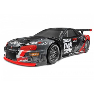 HPI RACING E10 Drift Fail Crew Nissan Skyline R34 GT-R RTR