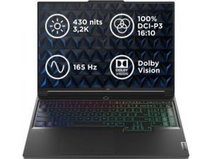 Lenovo LAPTOP Legion 7 16IRX9 83FD000RYA 16" 3.2K IPS, i7-14700HX, 32GB, 1TB SSD, RTX 4070 8GB