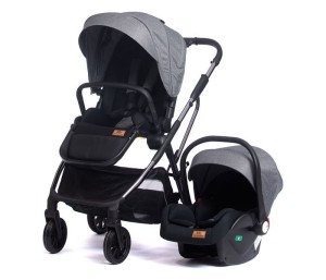 BBO Kolica za bebe 2u1 Q7 Ultra set grey