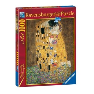 Ravensburger puzzle - Klimt Poljubač - 1000 delova