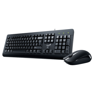GENIUS KM-160 US Crna Žična tastatura i miš