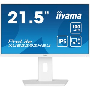 21,5" WHITE ETE IPS-panel, 1920x1080@100Hz, 15cm Height Adj. Stand, 250cdm˛, Speakers, HDMI, DisplayPort, 0,4ms MPRT, FreeSync, USB 4x 3.2