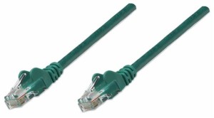 Kabl Intellinet Patch, Cat6 compatible, UUTP, 3 m, zeleni 342506