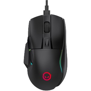 LORGAR gaming mice, Optical Gaming Mouse with 6 programmable buttons, Pixart ATG4090 sensor, DPI can be up to 8000, 30 million times key li