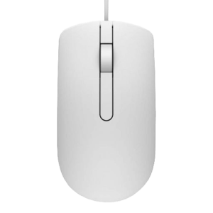 DELL MS116 Beli Žični miš