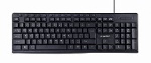 Multimedia Keyboard US, USB, Black ( KB-UM-107 )