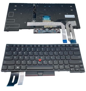 Tastatura za laptop Lenovo ThinkPad E480 L480 T480S T14 T490 backlight i gumb