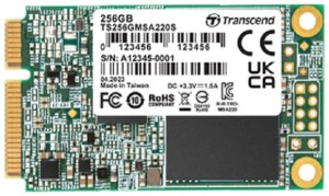 mSATA 256GB SSD, SATA III, 3D NAND, 220S Series ( TS256GMSA220S )