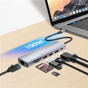 Manhattan USB-C PD 7-in-1 4K Multiport Hub