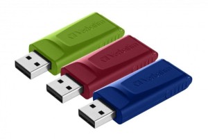 Verbatim Slider USB 3x16GB (49326)