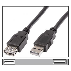 Kabl USB A-M/A-F 5m produžni